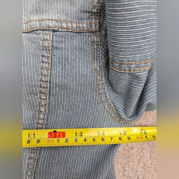 ANTHROPOLOGIE PILCRO AND THE LETTERPRESS Denim Railroad jacket. Size XS - Picture 12 of 13